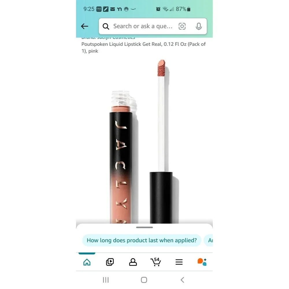 Jaclyn Cosmetics Liquid Lipstick *in Control* Pinkish 3.55ml/0.12oz NEW IN BOX
